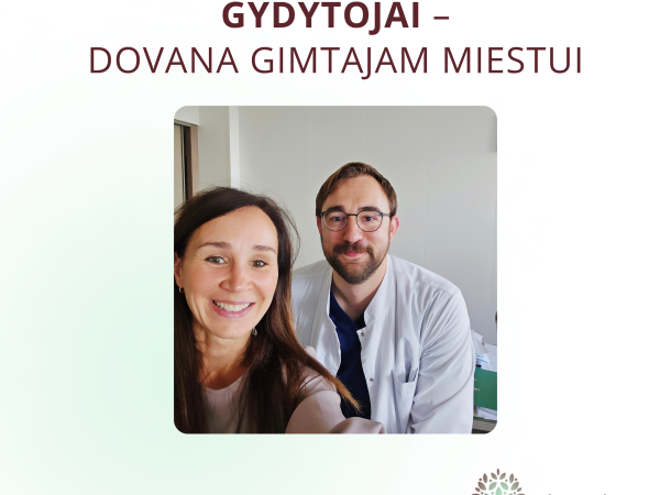 Dovana gimtajam miestui – gydytojai!