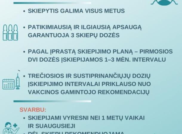 Saugokime save! Skiepykimės nuo erkinio encefalito!